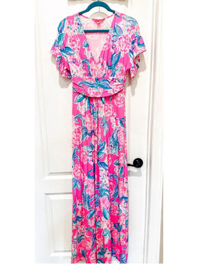 wyota halter maxi dress NWT Lilly Pulitzer Wyota Halter Maxi Dress M